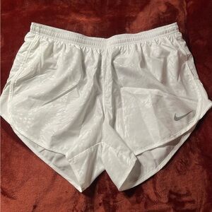 Nike White Athletic Shorts